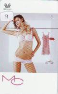 Telecarte Japan  * WACOAL * (9)  Sous Vetement Féminin Sexy Lady Bathclothes Mode - Moda