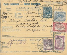 I0744 - Hungary (1917) Budapest / Landzsasötfalu (postal Parcel Dispatch Note) - Covers & Documents