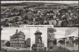 D-34212 Melsungen - Alte Ansichten - Fachwerk- Rathaus - Bus - Melsungen