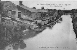 Chaillé Les Marais Canal Des Cinq-Abbés Entre Aisne Et Le Sableau TB Etat - Chaille Les Marais