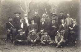 CARTE PHOTO-TROUPE DE THEATRE ?  PH. COUTROGIER?   AMPLEPUIS - Amplepuis