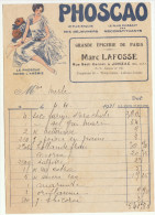 Charente Inférieure, Jonzac Epicerie M. Lafosse, Pub PHOSCAO 1931 - Lebensmittel
