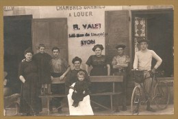 CARTE PHOTO - CHAMBRES GARNIES A LOUER - R. VALET 145 Rue Du Dauphiné LYON - Photo GRAND - DIDIER 61 Rue St Clair LYON - Lyon 3