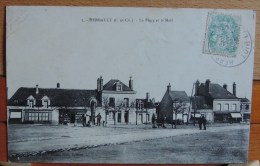 Cpa D41 - N°3 - Herbault ( L Et Ch. ) - La Place Et Le Mail  - 1908 - Herbault
