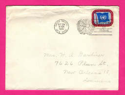 Enveloppe FDC - Envoi Vers Nouvelle-Orléans - 1951 - Cachet United Nations - New York - 1951-1960