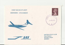 =GB CV FIRST FLUG 1980 - Luftpost & Aerogramme