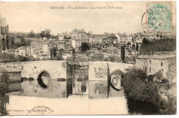 79. Thouars. Vue Générale Et Vieux Pont Du XIIIeme Siecle. Coins Arrondis - Thouars