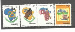 RWANDA : Y Et T   No  1268  à  1271  Neuf  XX - Unused Stamps