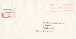 I0461 - Czechoslovakia (1981) 150 00 Praha 5 (Test The Operation Of Special Franking Machines!) - Storia Postale