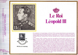 Feuillet Tirage Limité CEF 374 250 2111 Roi Léopold III - 1981-1990