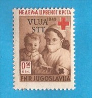 1950  2  TRIESTE ZONA B  JUGOSLAVIJA SLOVENIJA   RED CROSS, CHILD NURSE  MNH - Neufs