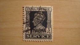India- Nabha  1942  Scott #O40  Used - Nabha