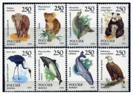 Russia - 1993 - Usato/used - Animali - Mi N. 351/58 - Gebruikt