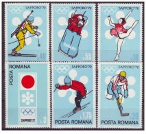 Romania - 1971 - Usato/used - Olimpiadi - Mi N. 2984/89 - Used Stamps