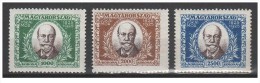 Ungheria - 1925 - Nuovo/new - Jokai - Mi N. 398/400 - Unused Stamps
