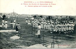 N°37851 -cpa Caen -fête Fédérale 1911 Sté De Gymnastique-concours Spéciaux- - Gymnastics