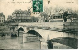 N°37857 -cpa Caen -le Pont De Vaucelles -tramway- - Strassenbahnen