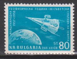 Bulgarie N° PA 74 *** Année Géophysique Internationale - Spoutnik III - 1958 - Luchtpost