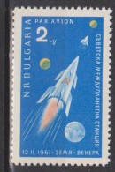 Bulgarie N° PA 82 *** Vénusik - 1961 - Airmail