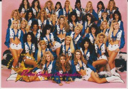 DALLAS COWBOYS NFL Sexy CHEERLEADERS Glossy Squad Photo Checklist Card 1993 Sports Grace And Beauty - 1990-1999