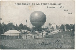 PARIS - Aérodrome Porte Maillot - Ballon Sphérique - Flugwesen
