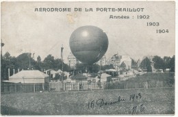 PARIS - Aérodrome Porte Maillot - Ballon Sphérique - Aeroporto