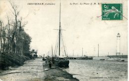 N°37866 -cpa Ouistreham -le Port -le Phare- - Ouistreham