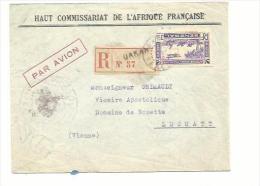 Lettre  Recommandée Du Sénégal  Pour La Vienne - Storia Postale