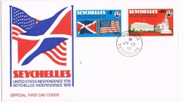7898. Carta F.D.C. VICTORIA (Is. Seychelles) 1976. Independence - Seychellen (1976-...)