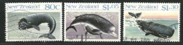 ÎLE DE ROSS.  Antarctique Néo-Zélandais . Baleines 3 T-p Oblitérés Première Qualité.  Cote 9,50 € - Baleines