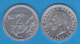 JUAN CARLOS I     2  PESETAS   1.982  Al-Mg-Mn   Madrid   SC/UNC     Réplica       T-DL-10.872 - 2 Pesetas