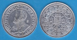 FELIPE II    1 ESCUDO   PLATA  Sin Fecha   NIMEGA   SC/UNC     Réplica       T-DL-10.876 - Essays & New Minting