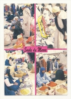 Cp, Commerce, Les Souks Du Maroc, Multi-Vues, écrite 1998 - Märkte