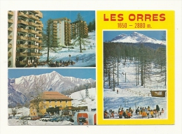 Cp, 05, Les Orres, Multi-Vues, Voyagée 1984 - Autres & Non Classés