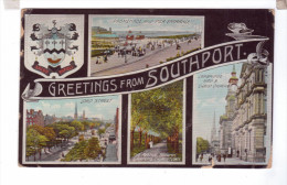 SOUTHPORT Greetings Pier Lord St Botanic Gardens Multivues - Southport