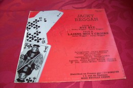 JACKY  REGGAN  ° AUTOGRAPHE SUR 45 TOURS VINYLE  /  BYE BYE - Handtekening