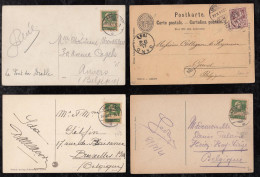 Schweiz 16 Karten 1893-1950 Bahnpost AMBULANT Railway Postmark - Ferrocarril