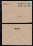 Schweiz 1944 Drucksache 5 Rp Einzelfrankatur – Schweden Propaganda Stempel - Cartas & Documentos