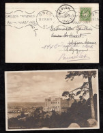 Norway Norwegen 1935 Postcard OSLO RIGSMESSEN TRONDHEIM Advertising Postmark To Belgium - Covers & Documents