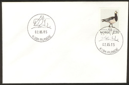 NORWAY - Runde 1985, Season Postmark (guillemot, Bird) - Marine Web-footed Birds