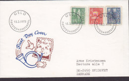 Norway Ersttags Brief FDC Cover 1973 Landestypische Motive Complete Set - FDC