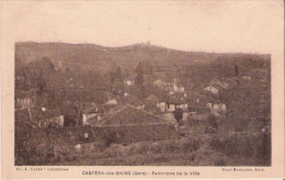 CASTERA LES BAINS (GERS)  PANORAMA DE LA VILLE - Castera