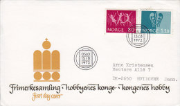 Norway Ersttags Brief FDC Cover 1972 Jugend-Briefmarkenaustellung INTERJUNEX Complete Set - FDC
