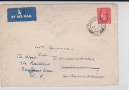 GB - 1951 - ENVELOPPE AIRMAIL Du FIELD POSTOFFICE N°907 (GERMANY) Pour SALISBURY (RHODESIE) Avec REEXPEDITION - Marcofilia