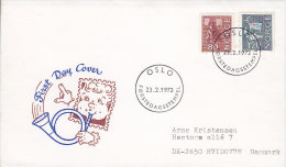 Norway Ersttags Brief FDC Cover 1972 Landestypische Motive Complete Set - FDC