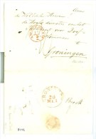 E.o. BRIEFOMSLAG Uit 1840 Van AMSTERDAM  Naar GRONINGEN * 6040-01  (8442) - ...-1852 Préphilatélie