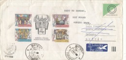 I2401 - Czechoslovakia (1988) Praha 1 / Thimphu (Bhutan) - Storia Postale