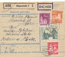 I2407 - Czechoslovakia (1966) Nepomuk 1 / Stod (postal Parcel Dispatch Note) - Brieven En Documenten