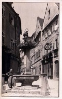 STEYR Roter Brunnen, Fotokarte 1936, Verlag A.Robausch Steyr - Steyr