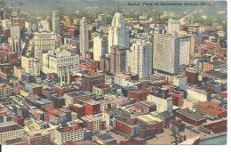 23. AERIAL VIEW OF DOWNTOWN DETROIT. MICH. - Detroit